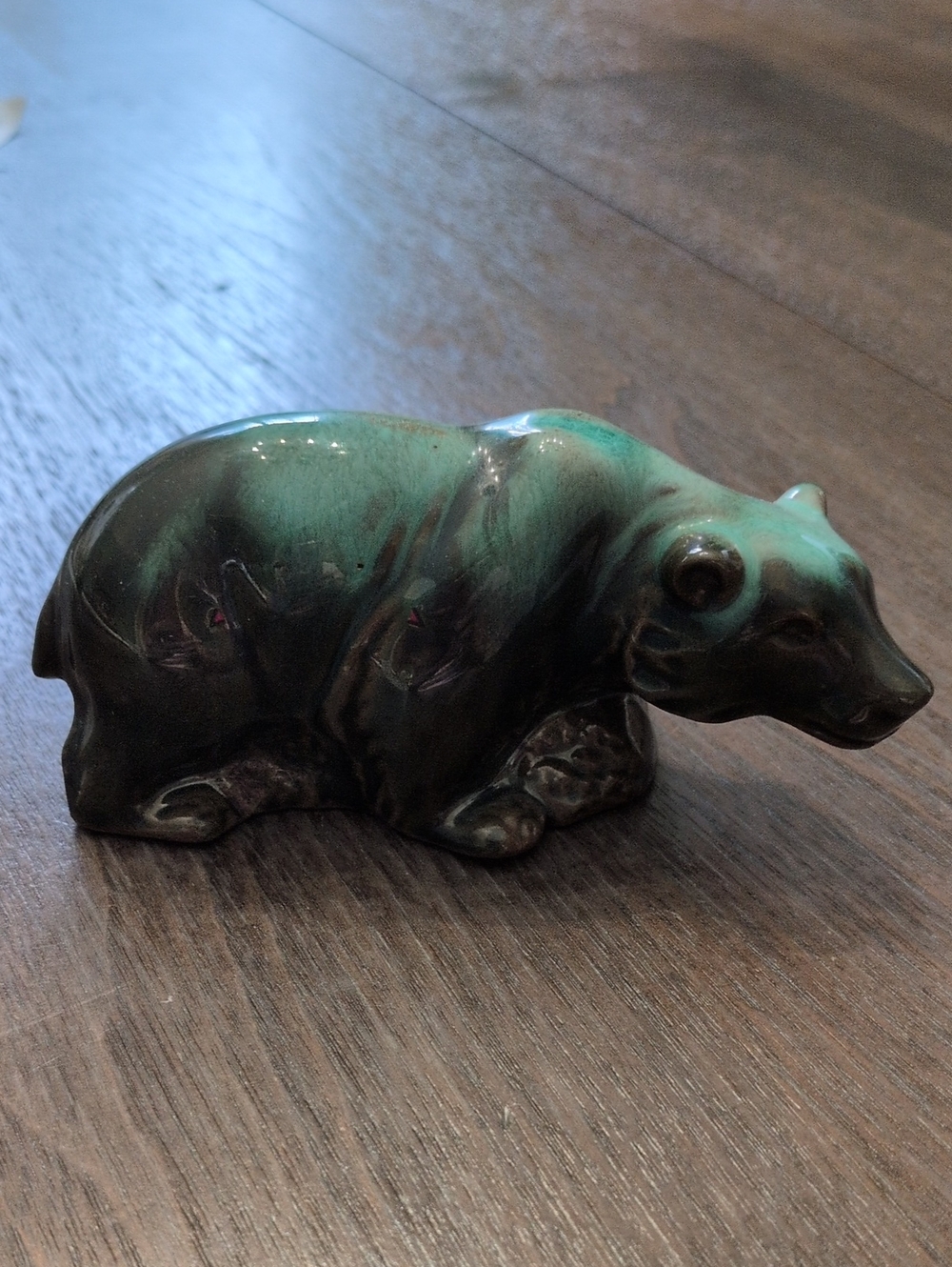 Blue Mountain Pottery Crouching Bear Figurine